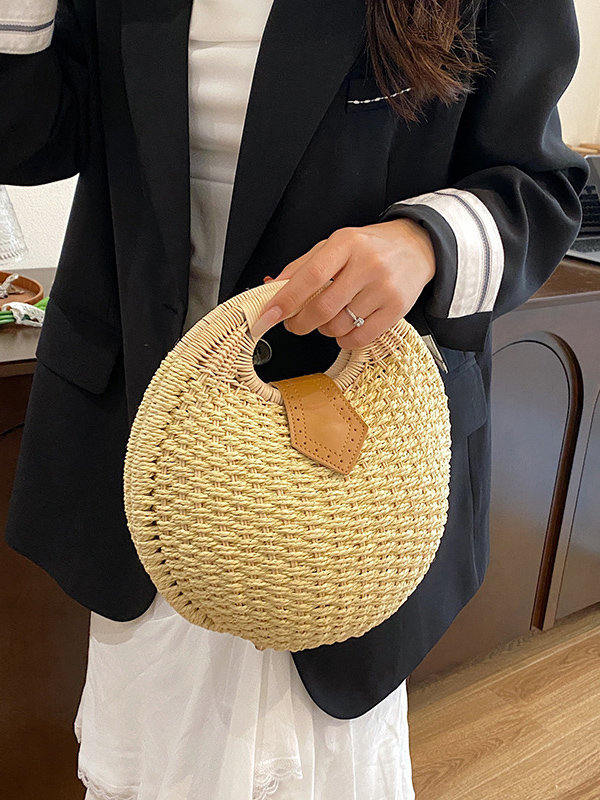 Geometric Woven Handbags