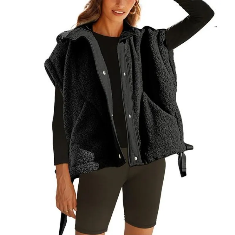 Women Warm Sherpa Fleece Vest