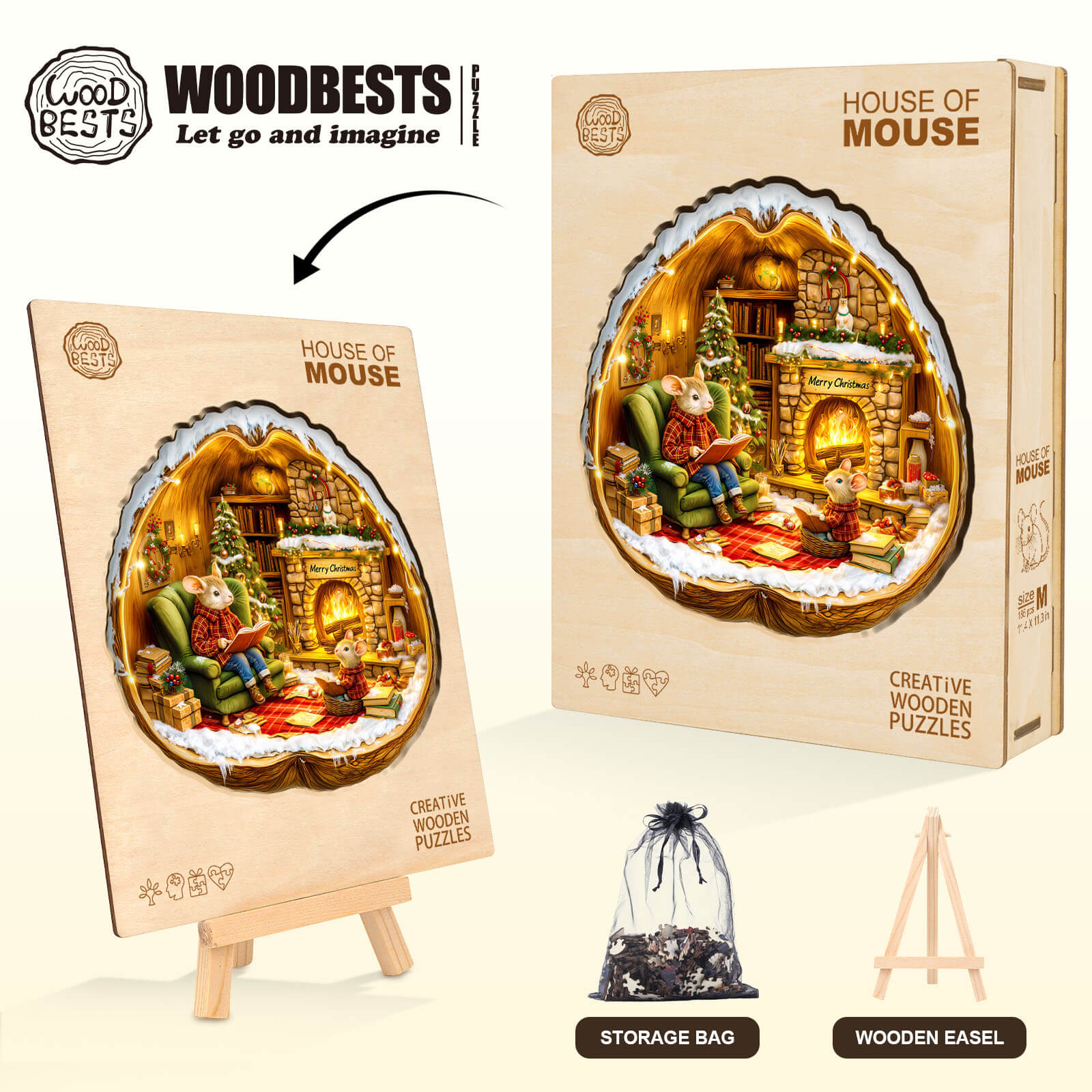 House of Mouse Wooden Jigsaw Puzzle