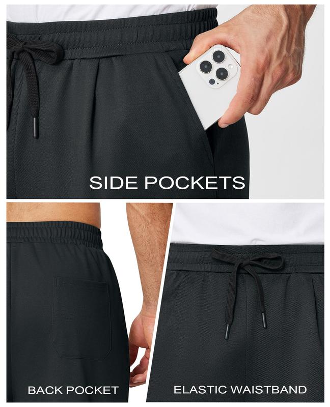 Men’s Relaxed Drawstring Casual Pants Set (4-Pack)