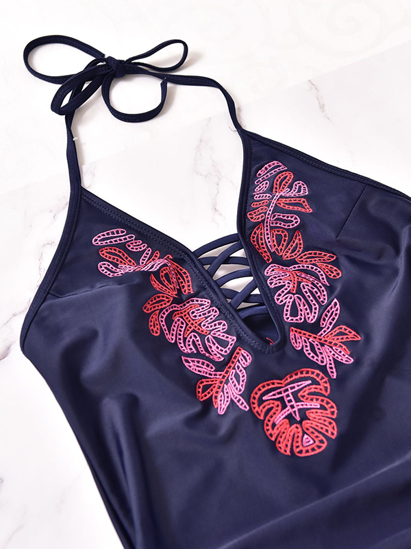 Maternity Halterneck One Piece Swimsuit