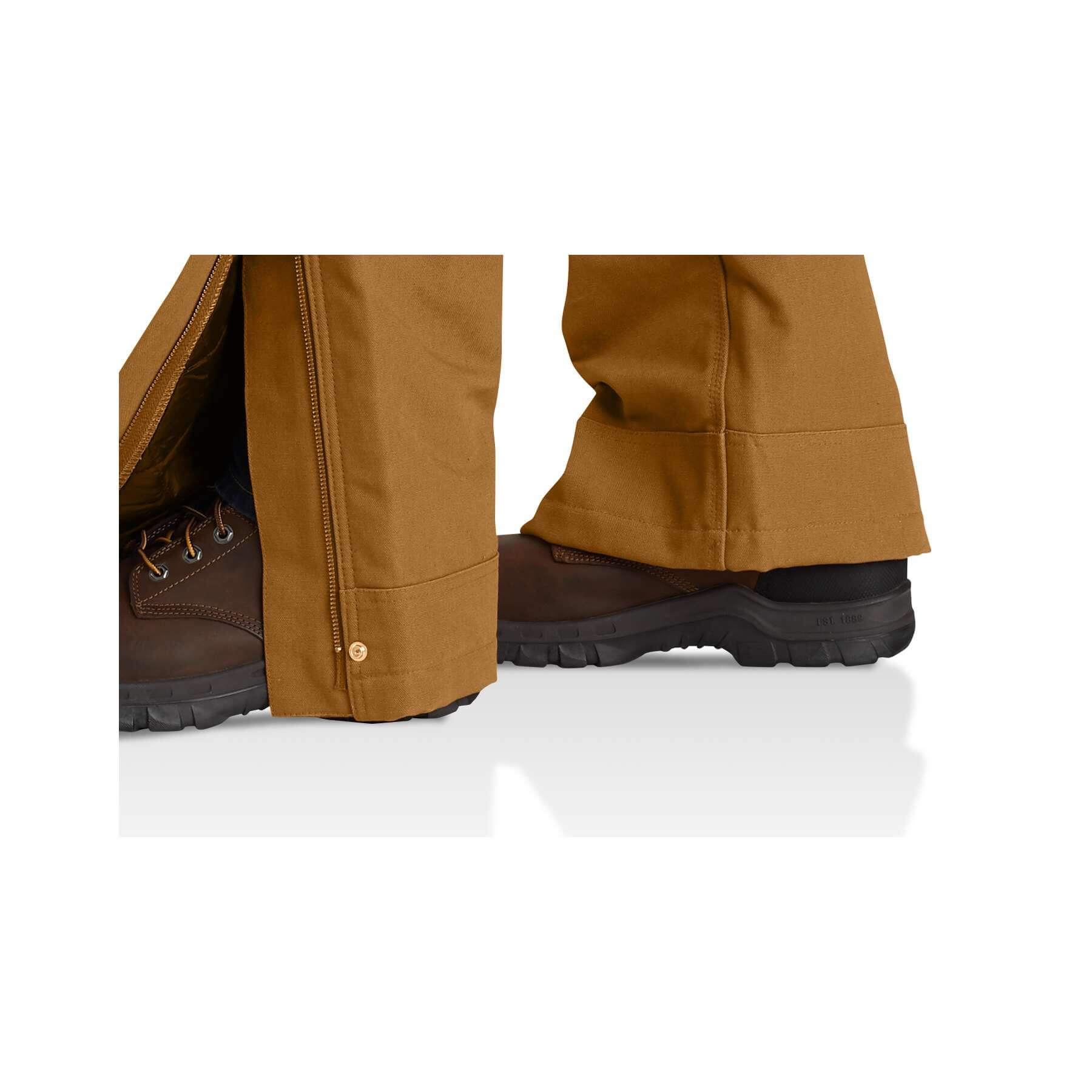 CHT Firm Duck Loose Fit Insulated Durable Canvas Bib Overalls 104393