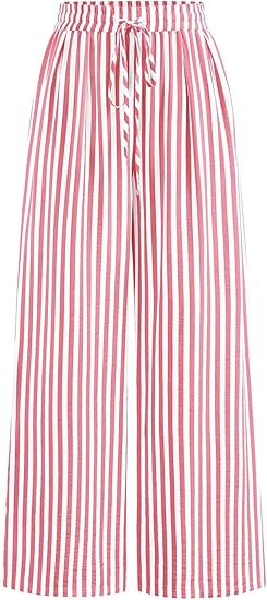 Women’s Striped Palazzo Trousers