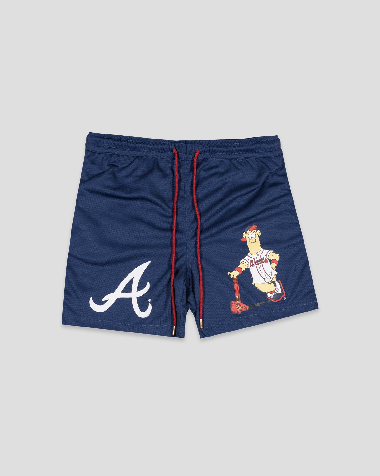 Blooper Diamond Air Youth Mesh Shorts - Atlanta Braves