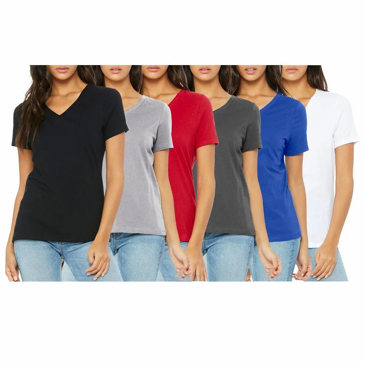 Women’s Essential 6-Pack Premium Basic Tees - Summer Comfort Set