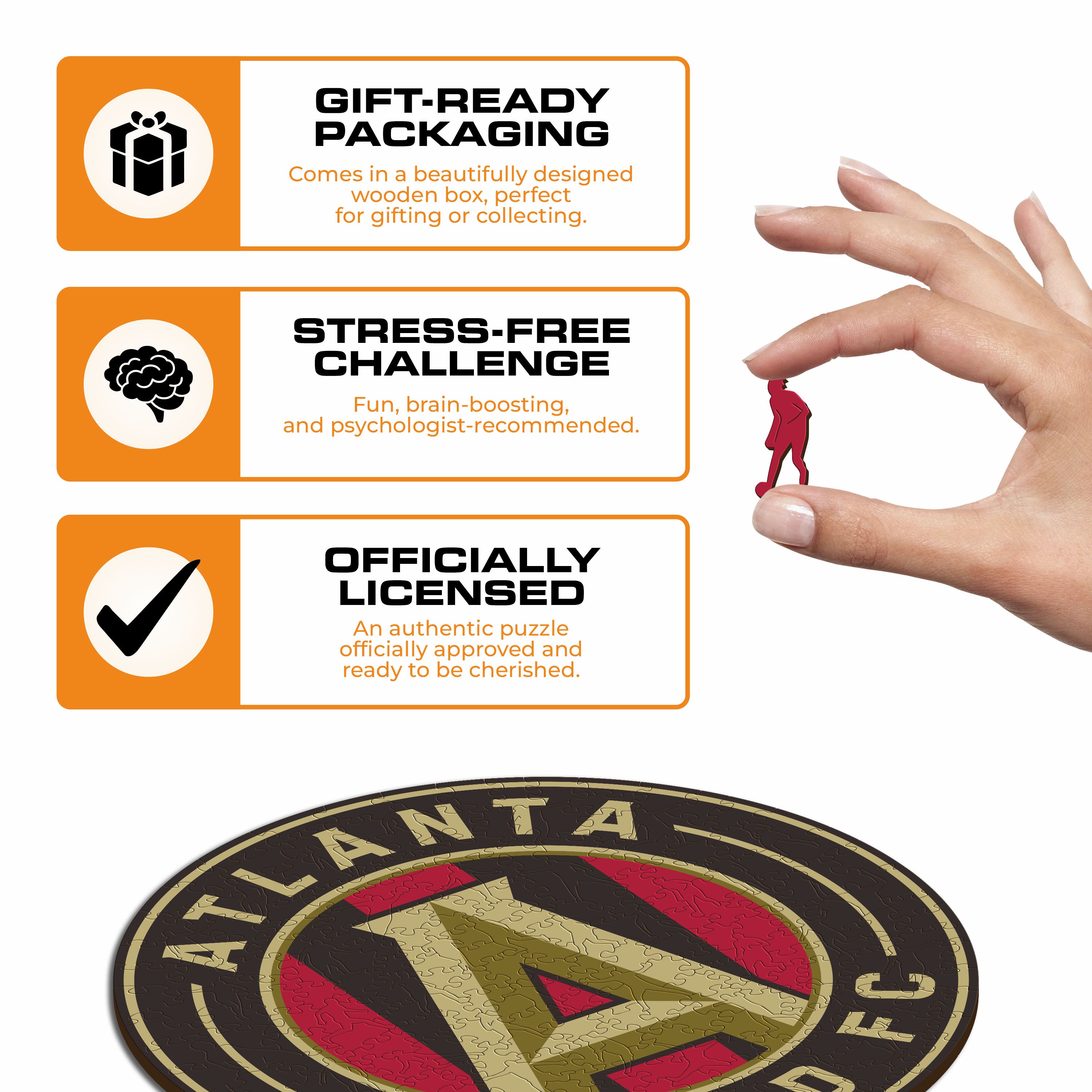 Atlanta United® Logo - Wooden Puzzle