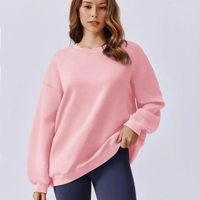 Women's Oversized Sweatshirt 2025 Spring Outfit Long Sleeve