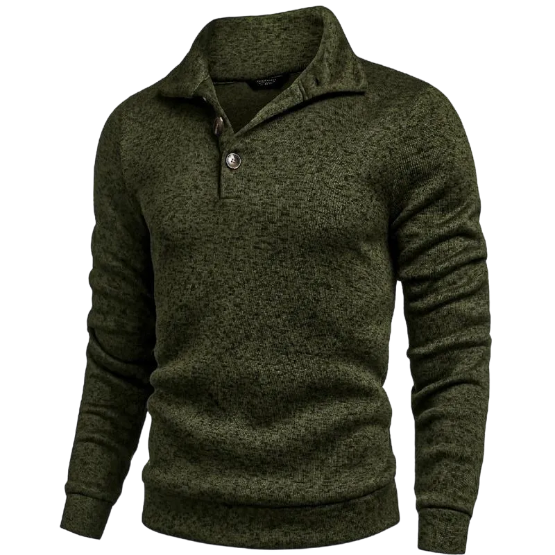 Men's Fitted Long Sleeve Turtleneck Pullover Sweater