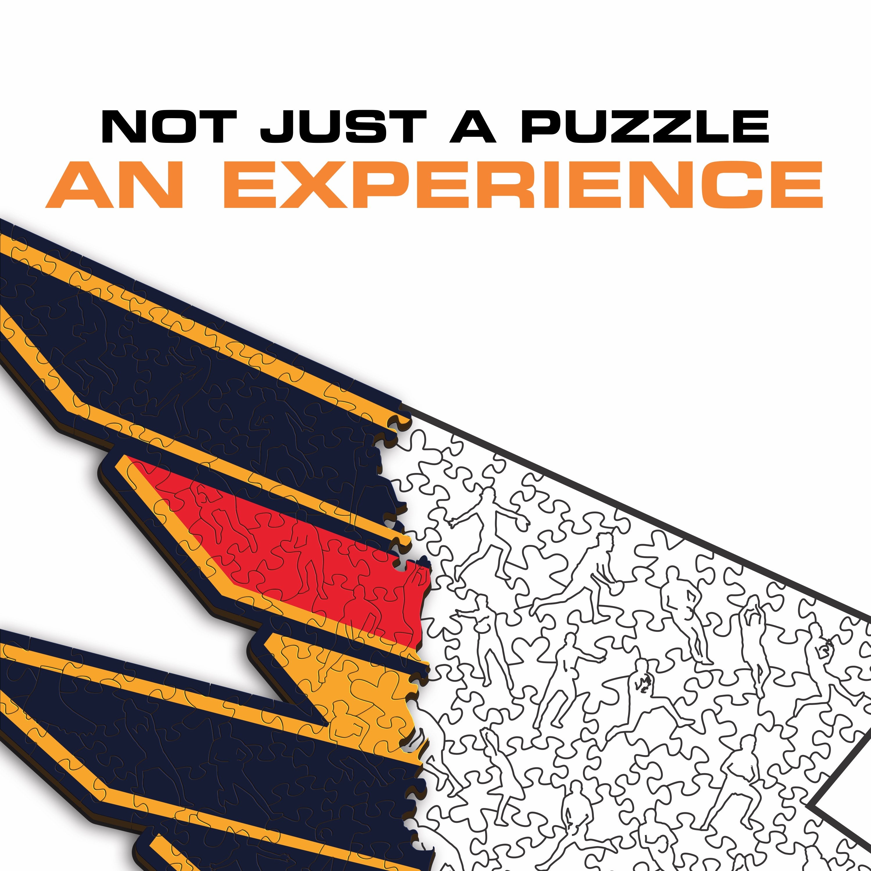 Adelaide FC Logo - Wooden Puzzle