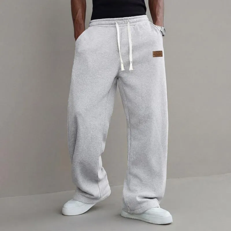 Men's Casual Pants Cotton Blend Stretch Comfortable Sports Casual Trousers