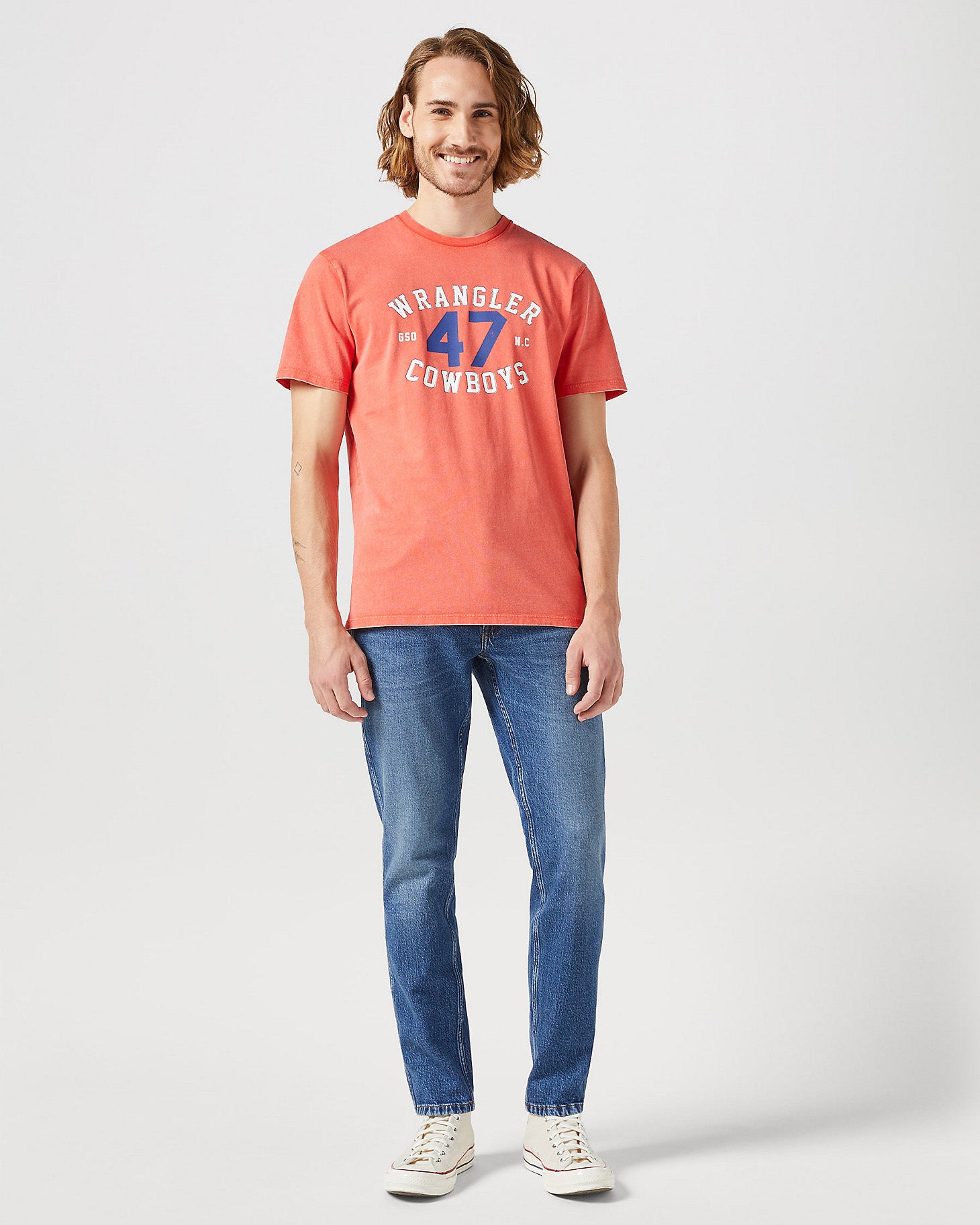 River Regular Tapered Mens Jeans - Seeing Double