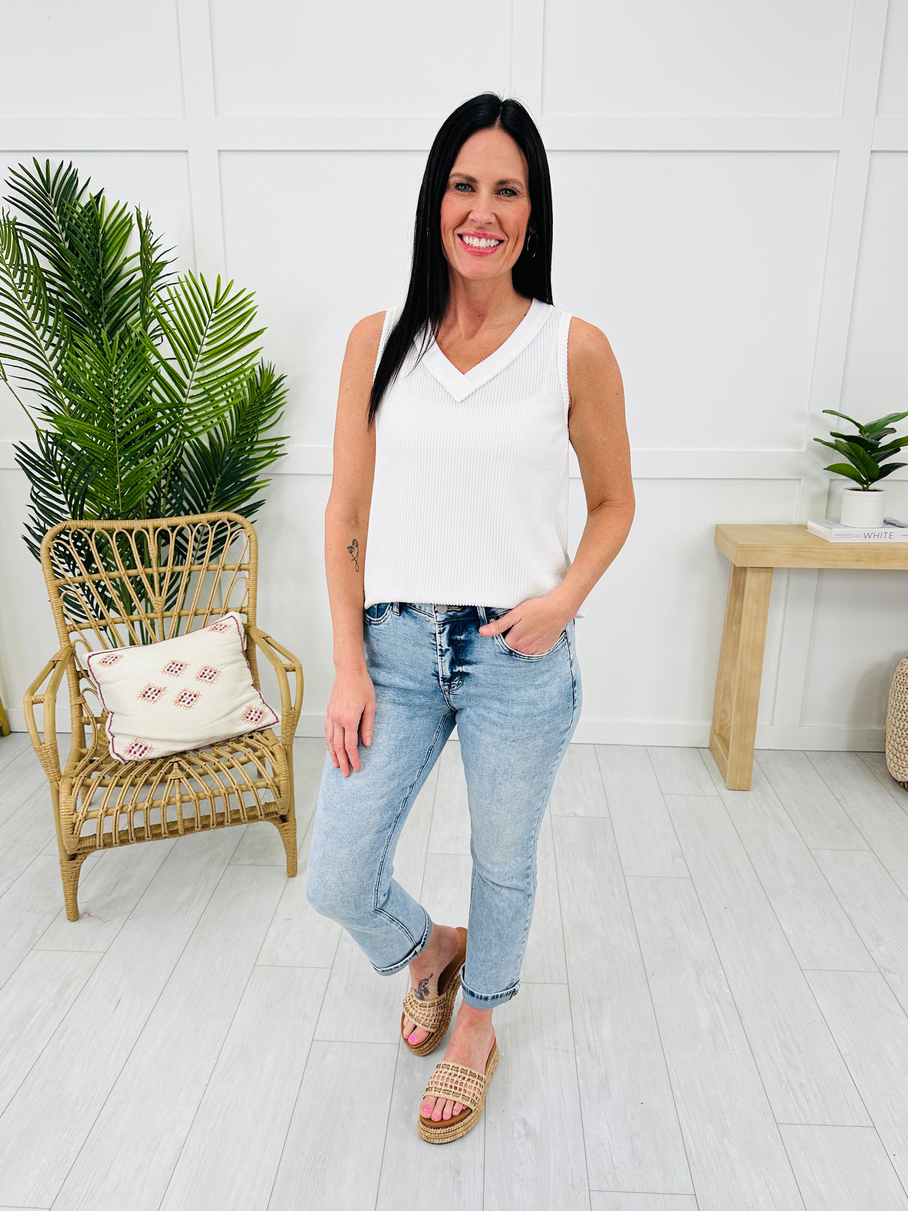 Take My Advice Tummy Control MOCO Exclusive Straight Jeans