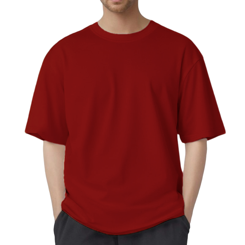 No Sagging! Heavyweight Oversized TShirts - Shape-Retaining, Thick Cotton, Strong Neckline & Premium Look Mens Tshirts Crewneck Tees for Summer & Spring