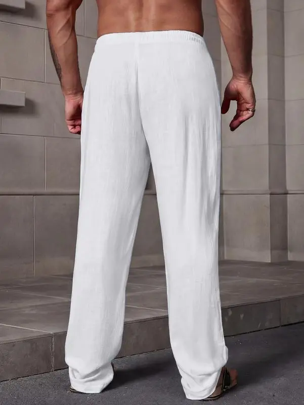 Men's Summer Casual Retro Linen Trousers
