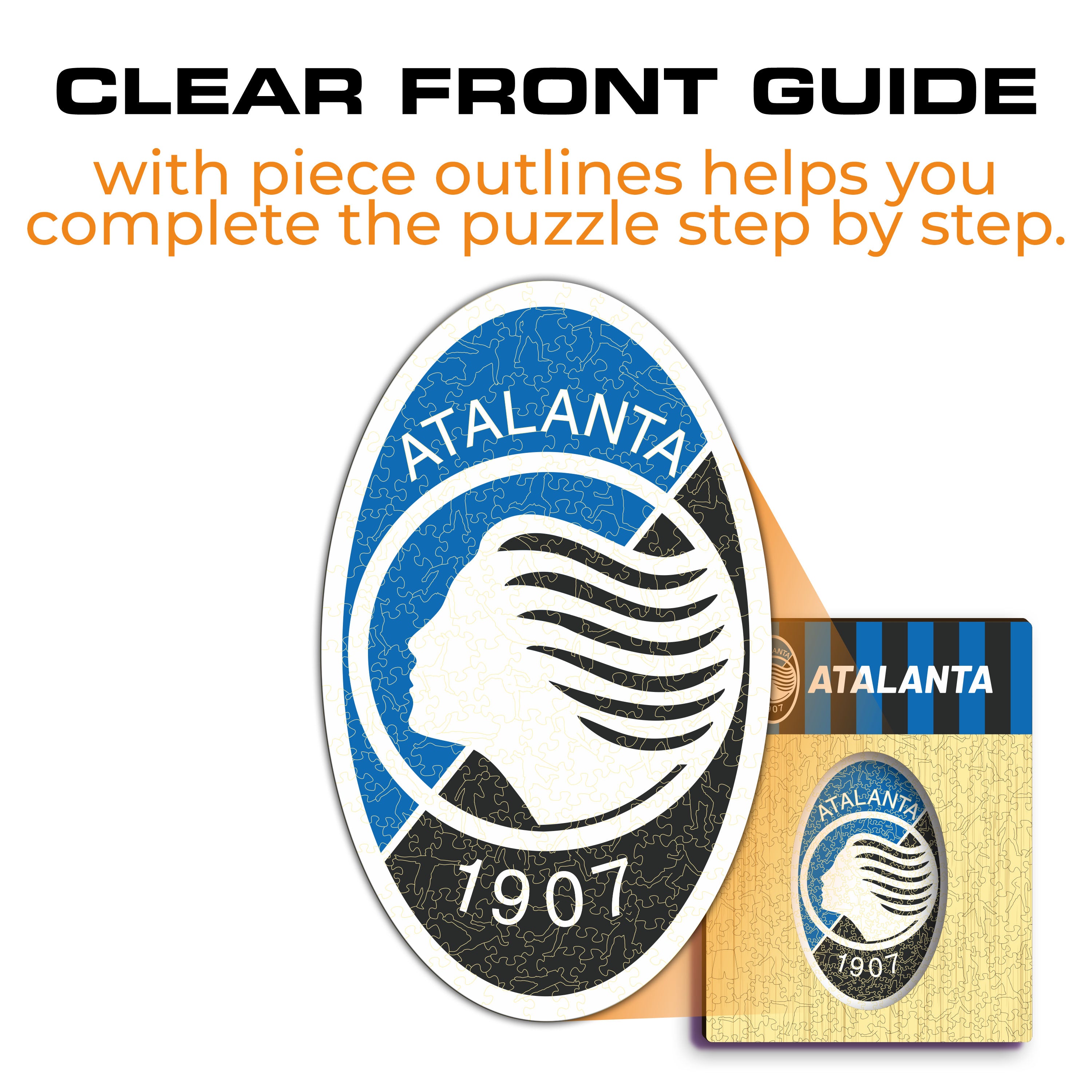 Atalanta BC® Logo - Wooden Puzzle