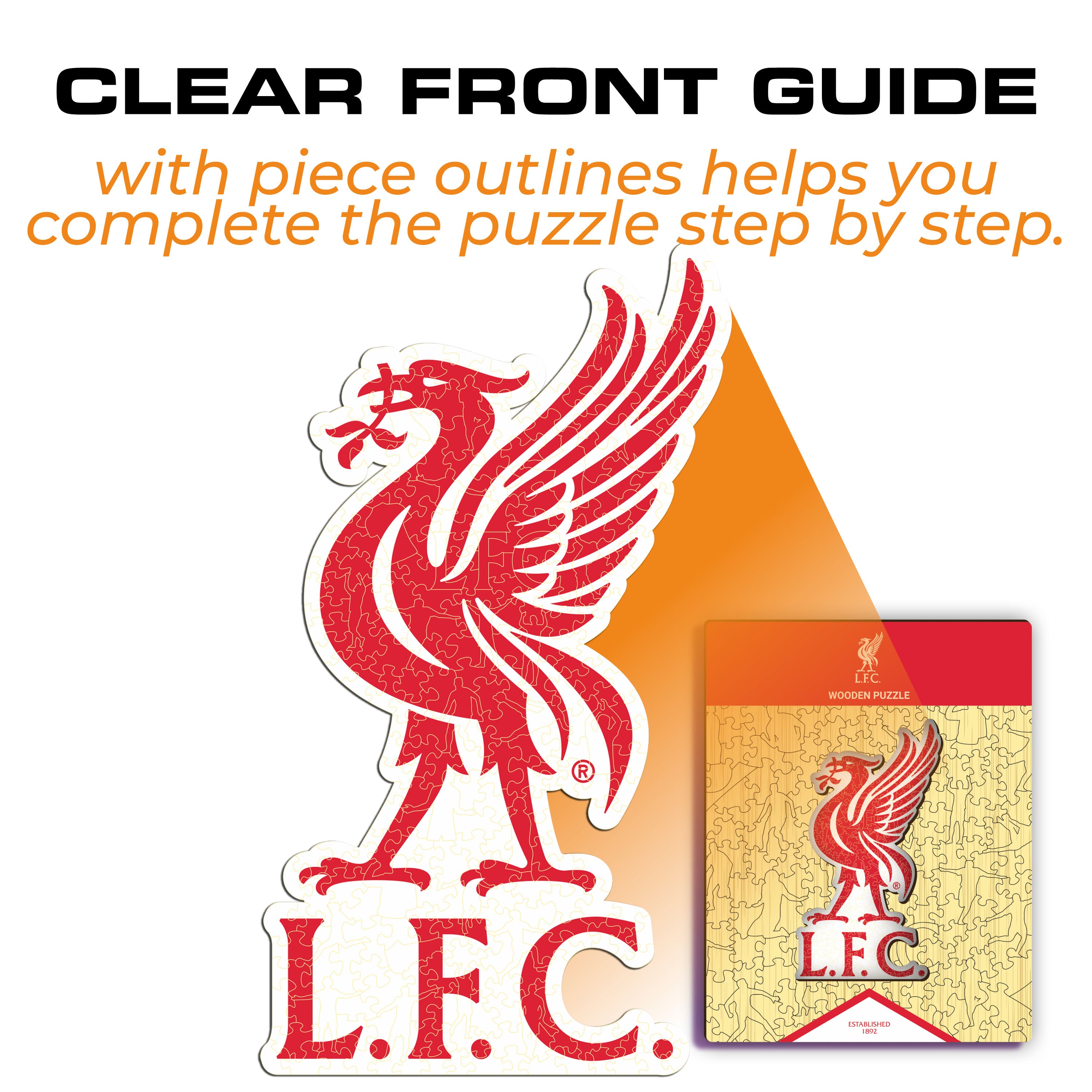 Liverpool FC® Liver Bird Logo - Wooden Puzzle