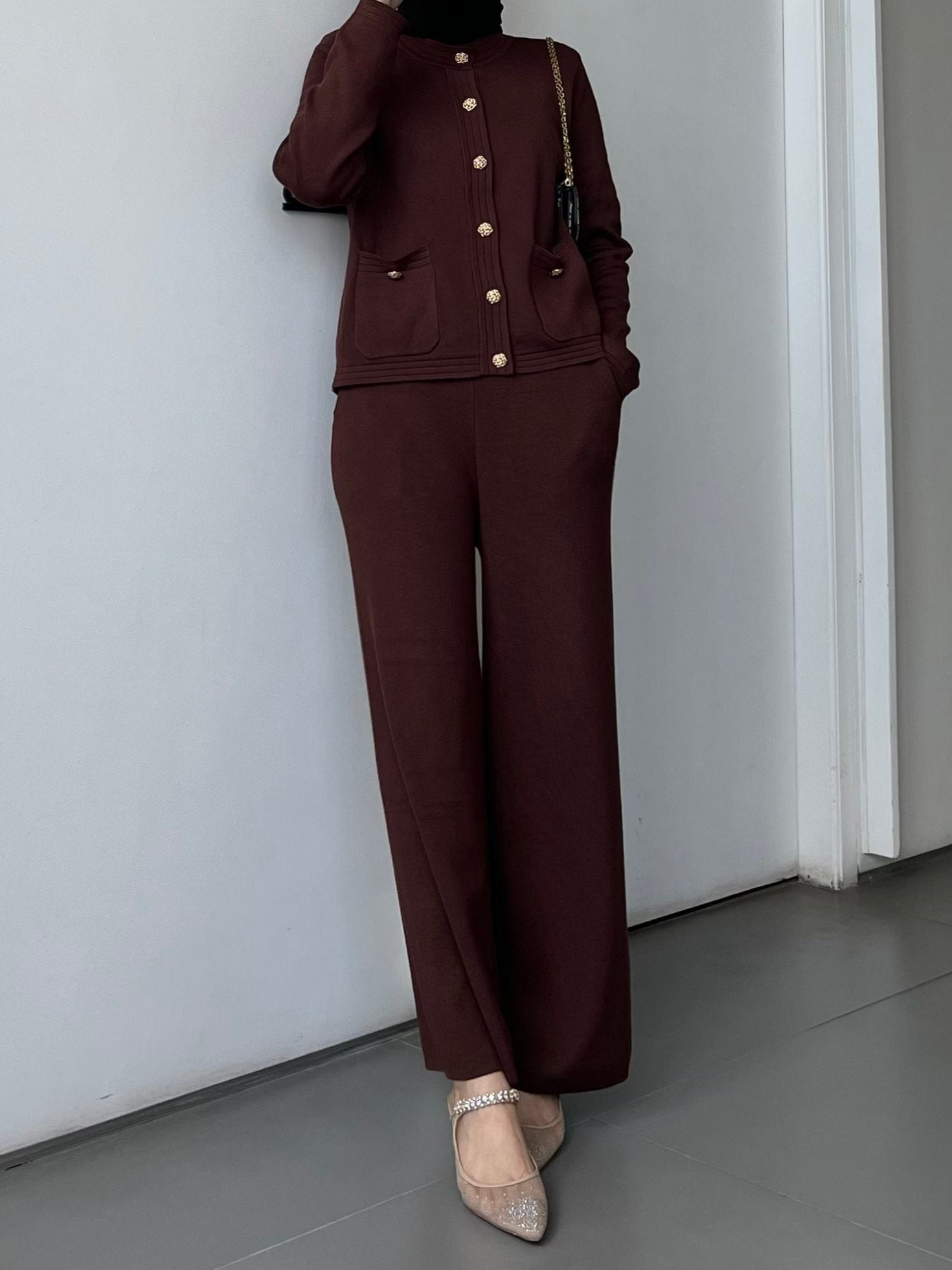 Chic Knit Co-ord Set – Elegance & Effortless Sophistication