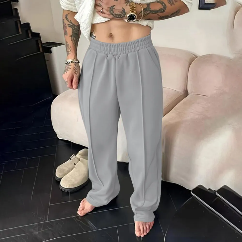 Men's and Women's Casual Street Style Joggers, High-Street Hip-Hop Design, Comfortable All-Season Pants for Daily Wear