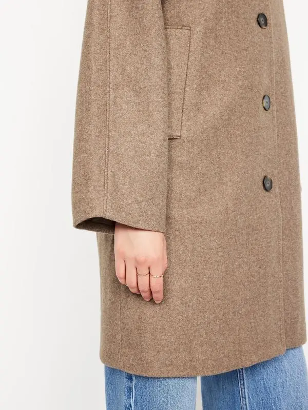 Old Navy Women's Relaxed Button-Front Mac Coat