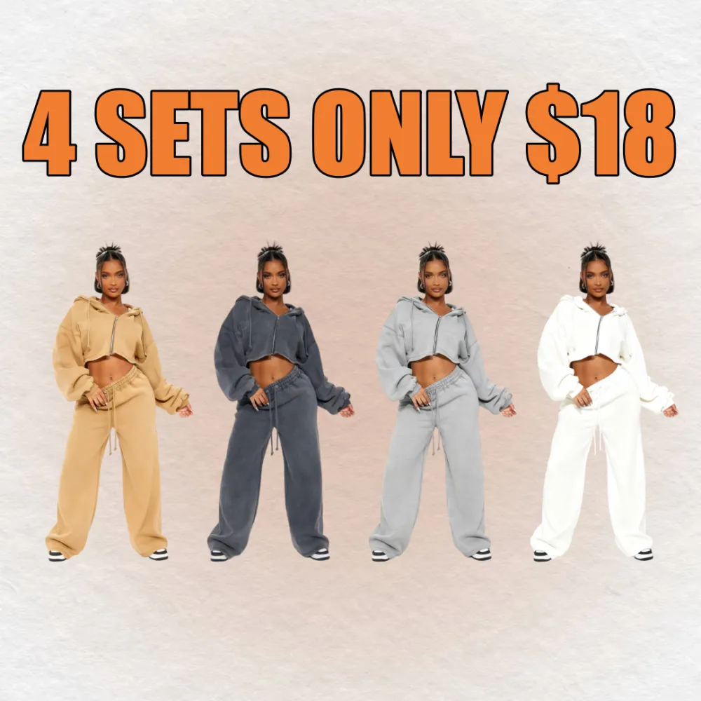 On The Go Fleece Pant Set