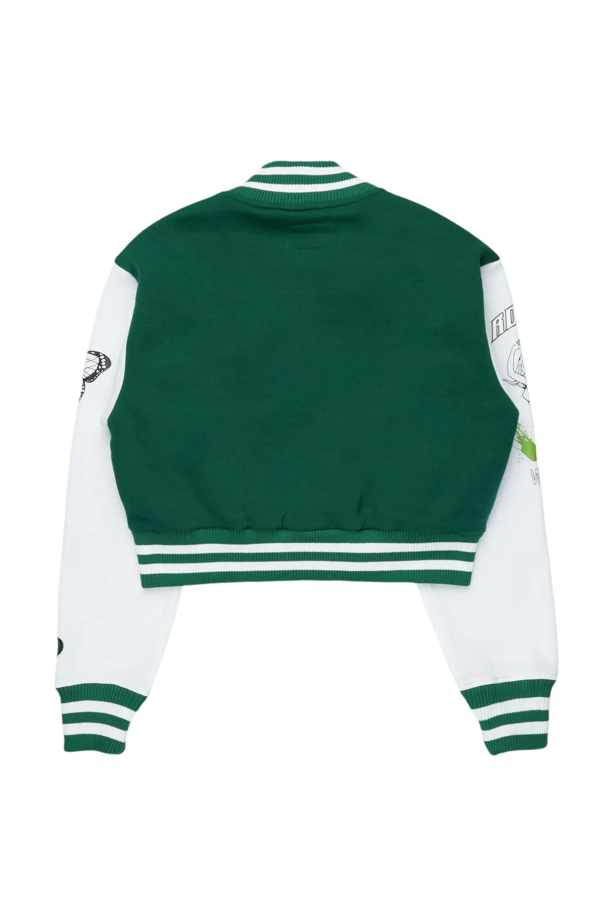 Momo Green Varsity Jacket