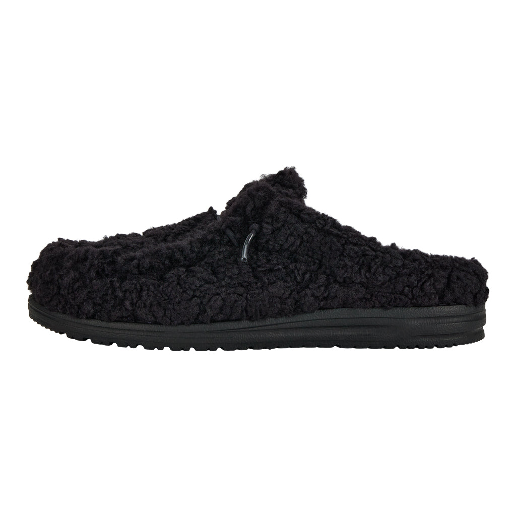Wally Slipper - Cozy Black/Black