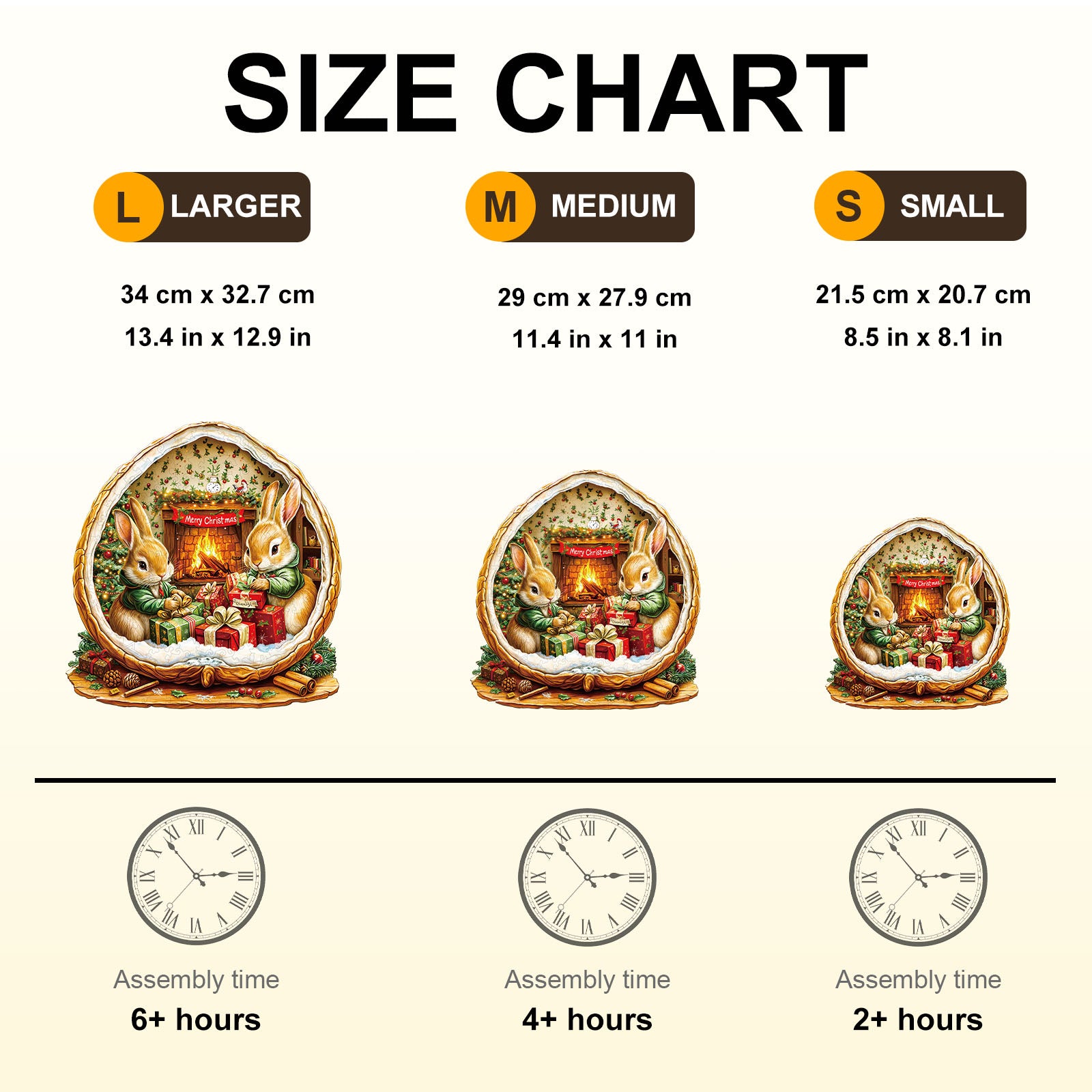 Rabbit House Wooden Jigsaw Puzzle