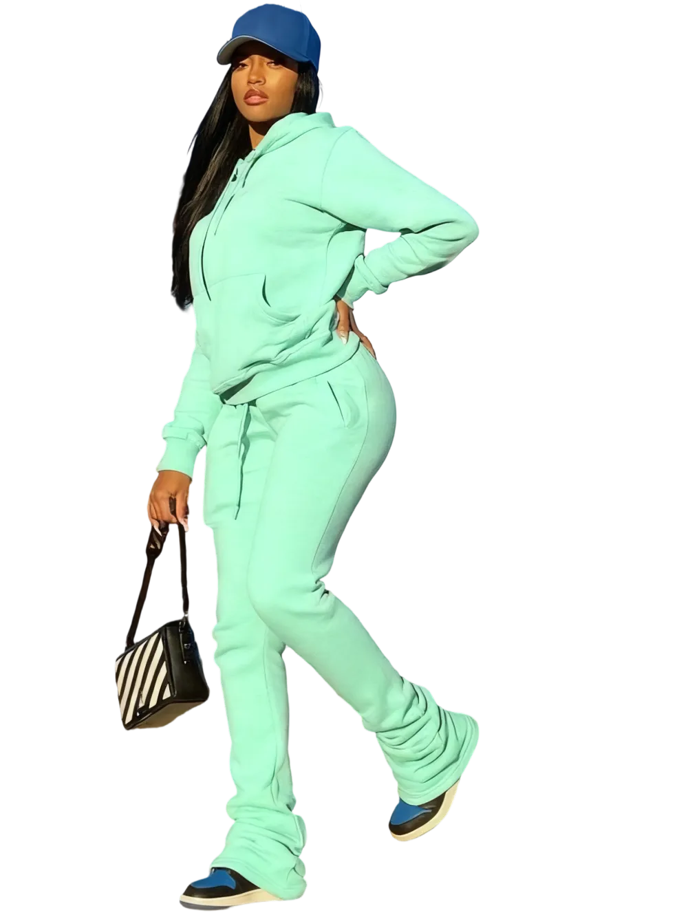 Womens Sweatshirt 2 Piece Pants Set