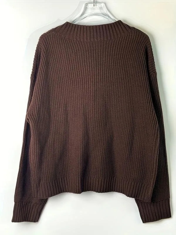 Women's Casual Bow Knit Sweater