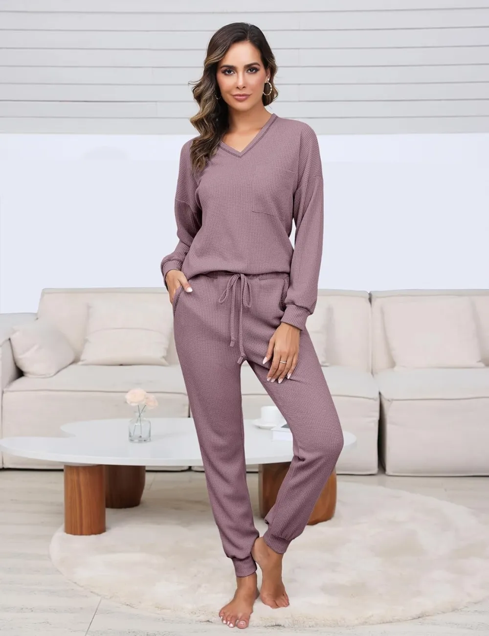 Womens Two Piece Outfits Lounge Sets