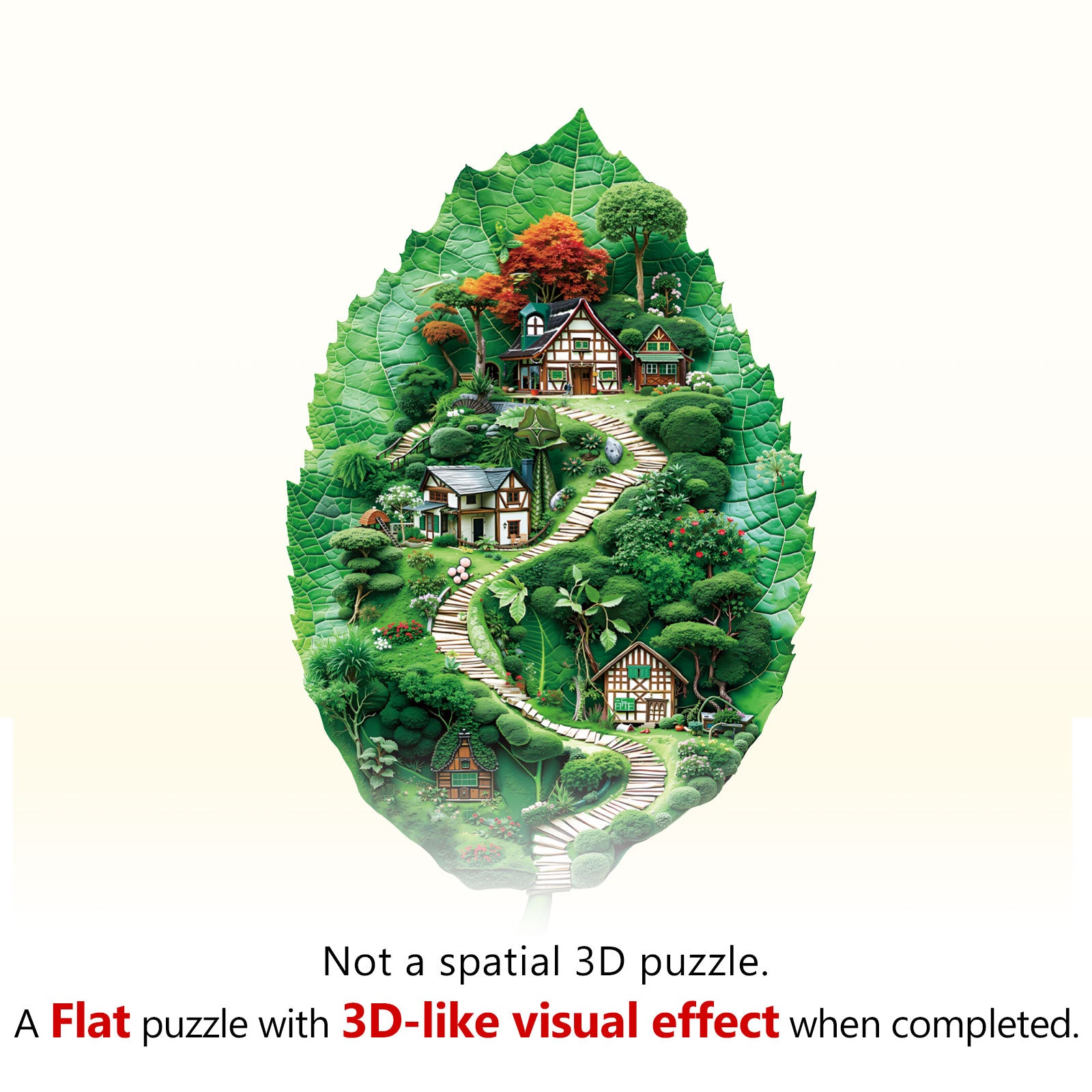 Forest Pathway Wooden Jigsaw Puzzle