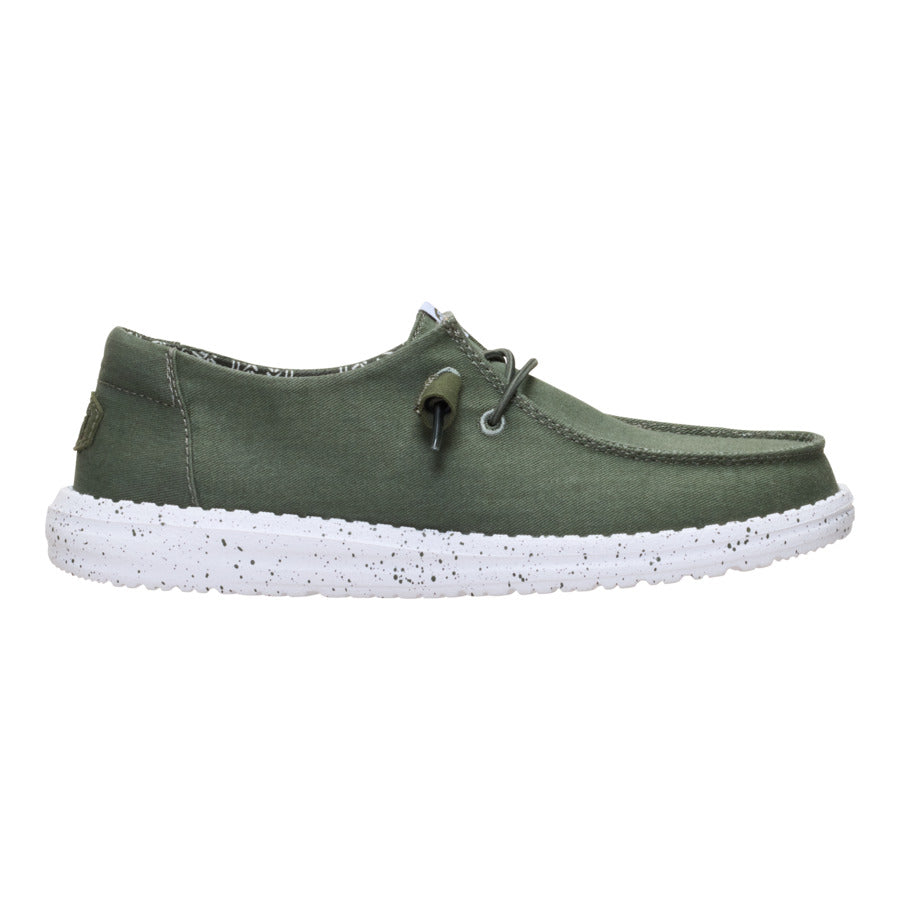 Wendy Stretch Canvas - Deep Green