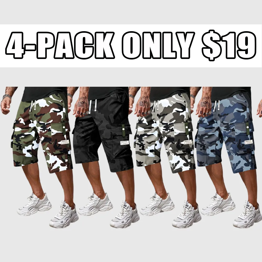 Men's Summer Casual Cargo Shorts