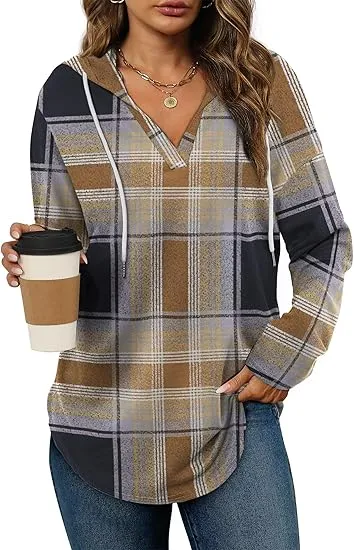 Womens Fashion Tops Hoodies for Women Pullover Oversized Sweatshirts Long SLeeve Shirts Loose Fit