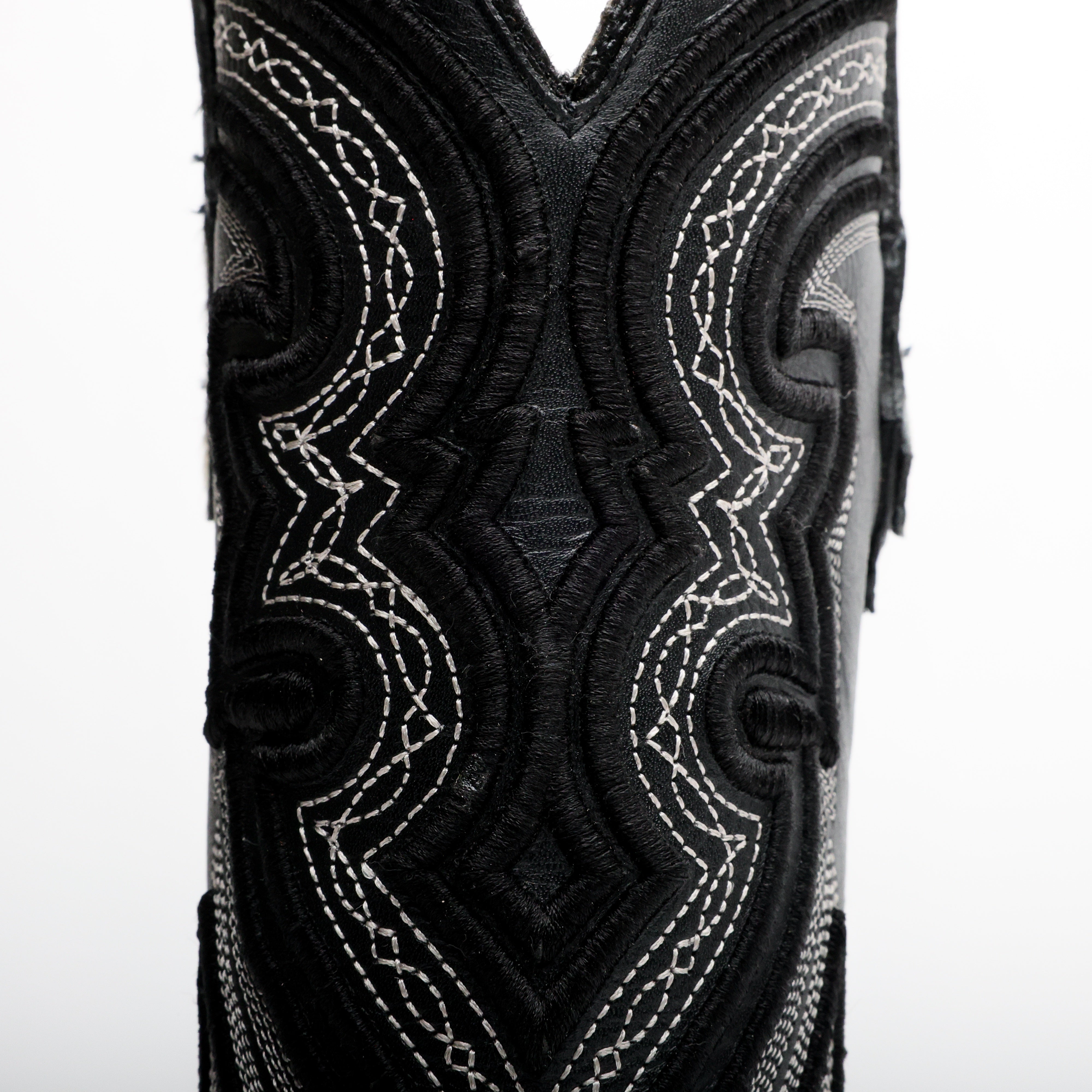 Genuine Cowhide Boots - Square Toe