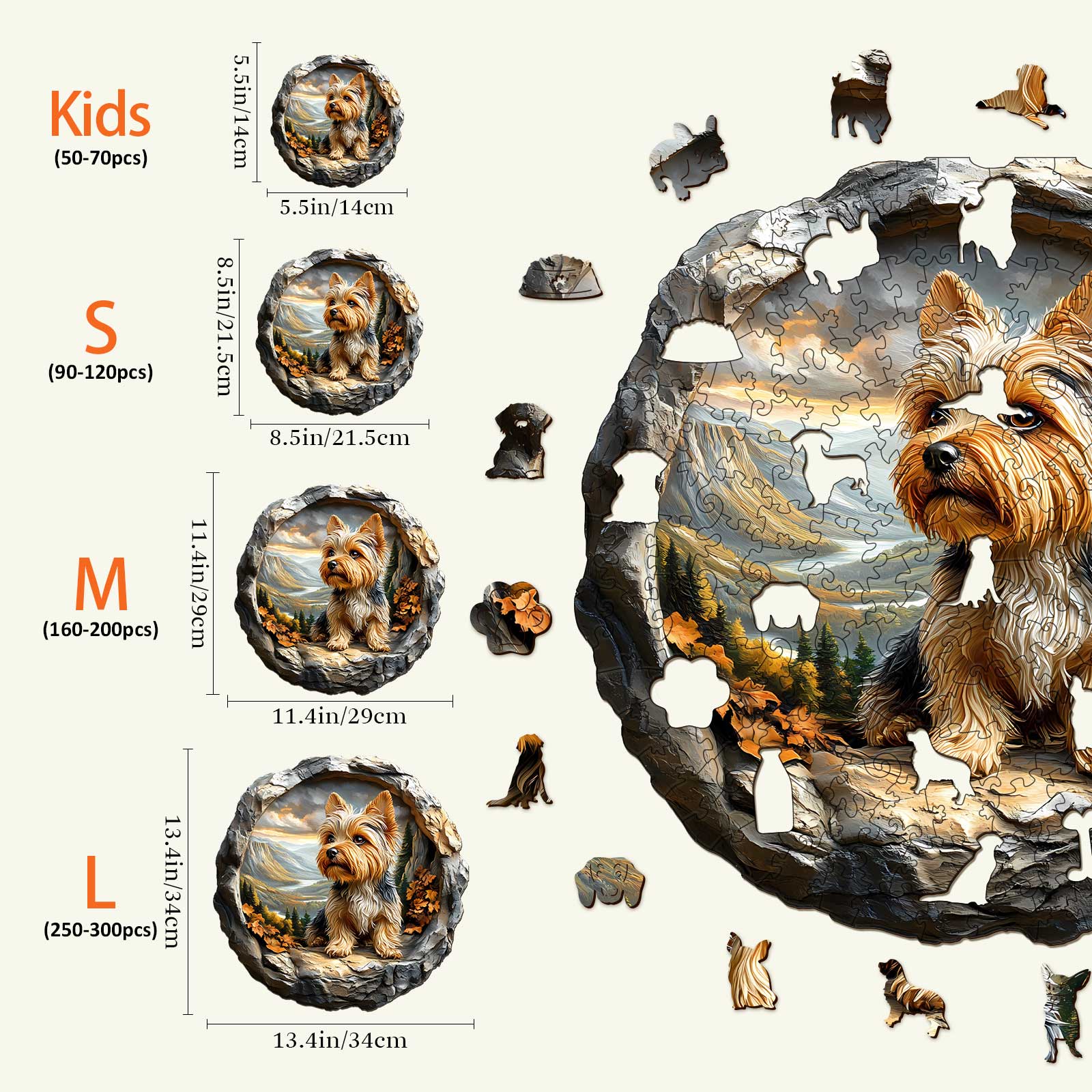 Yorkshire Wooden Jigsaw Puzzle