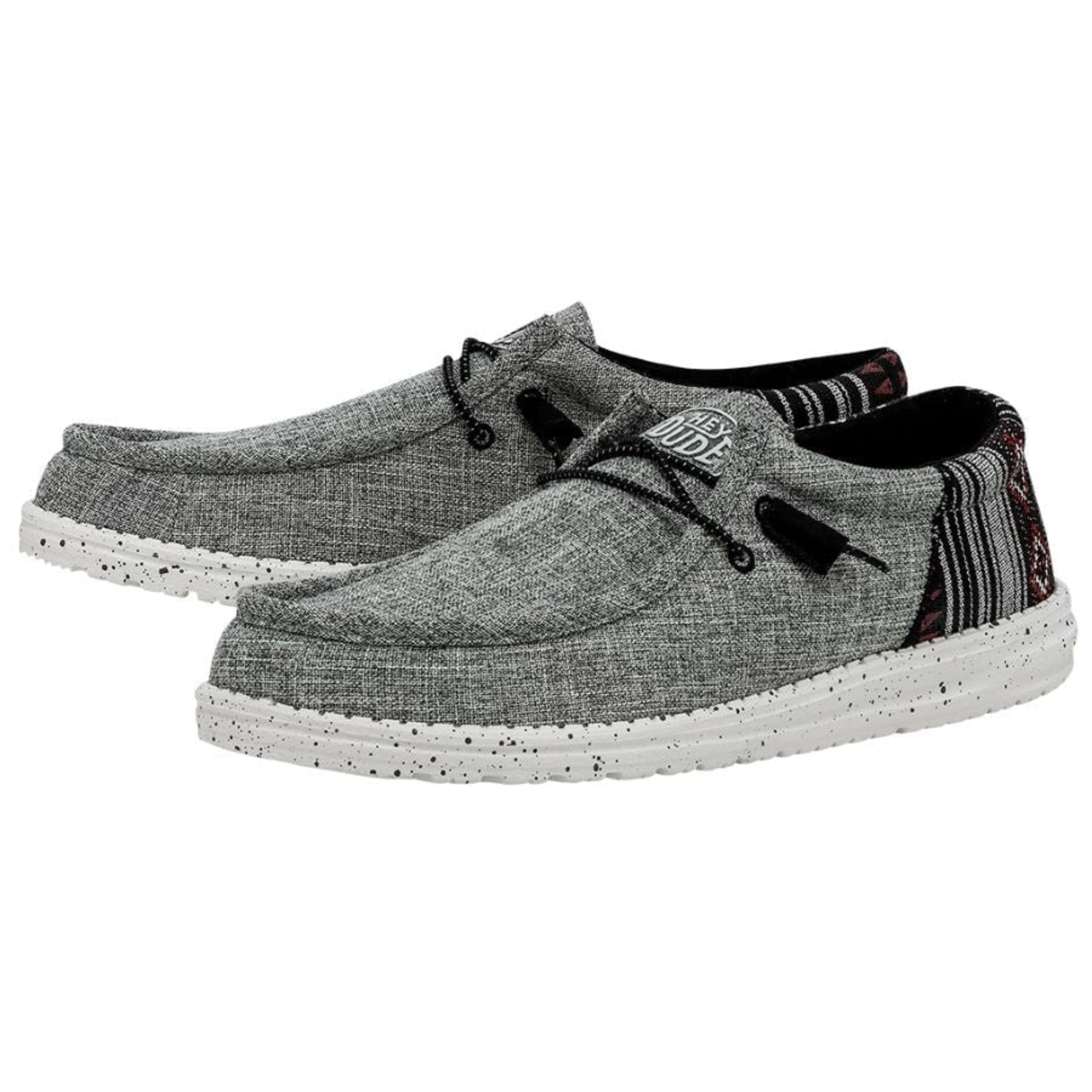 DUDE MEN'S WALLY FUNK JACQUARD BLK AZTEC - 400100WI