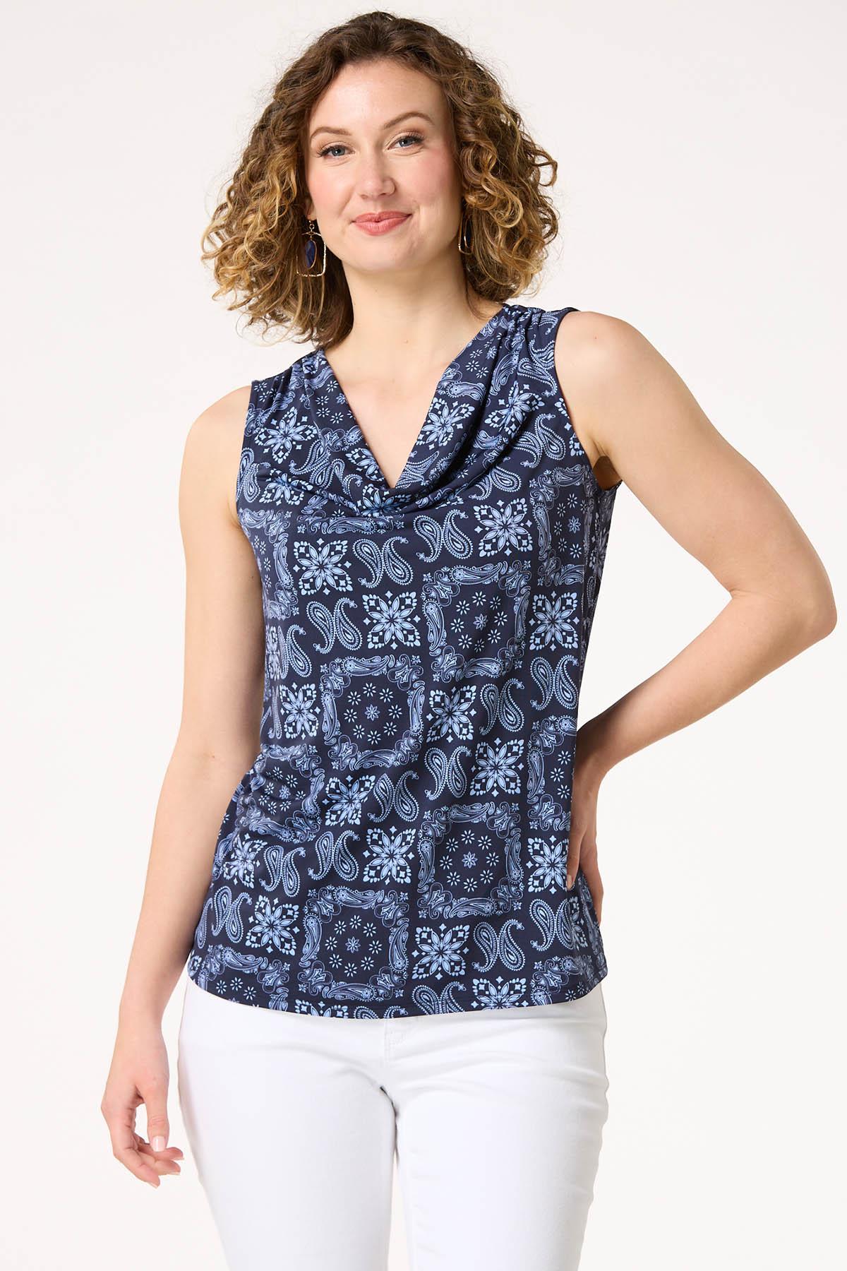 Draped Bandana Tank