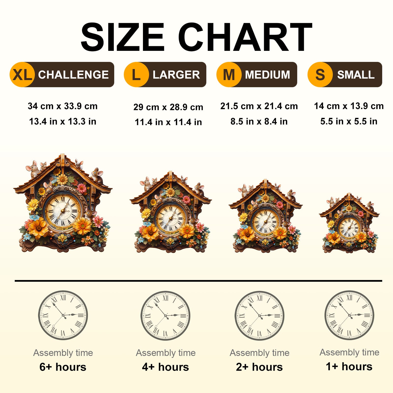 Nature’s Clockwork Wooden Jigsaw Puzzle