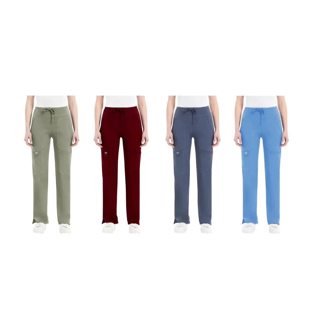 Women’s Yoga Scrub Pants – Super Soft, Stretchy Cargo Work Pants