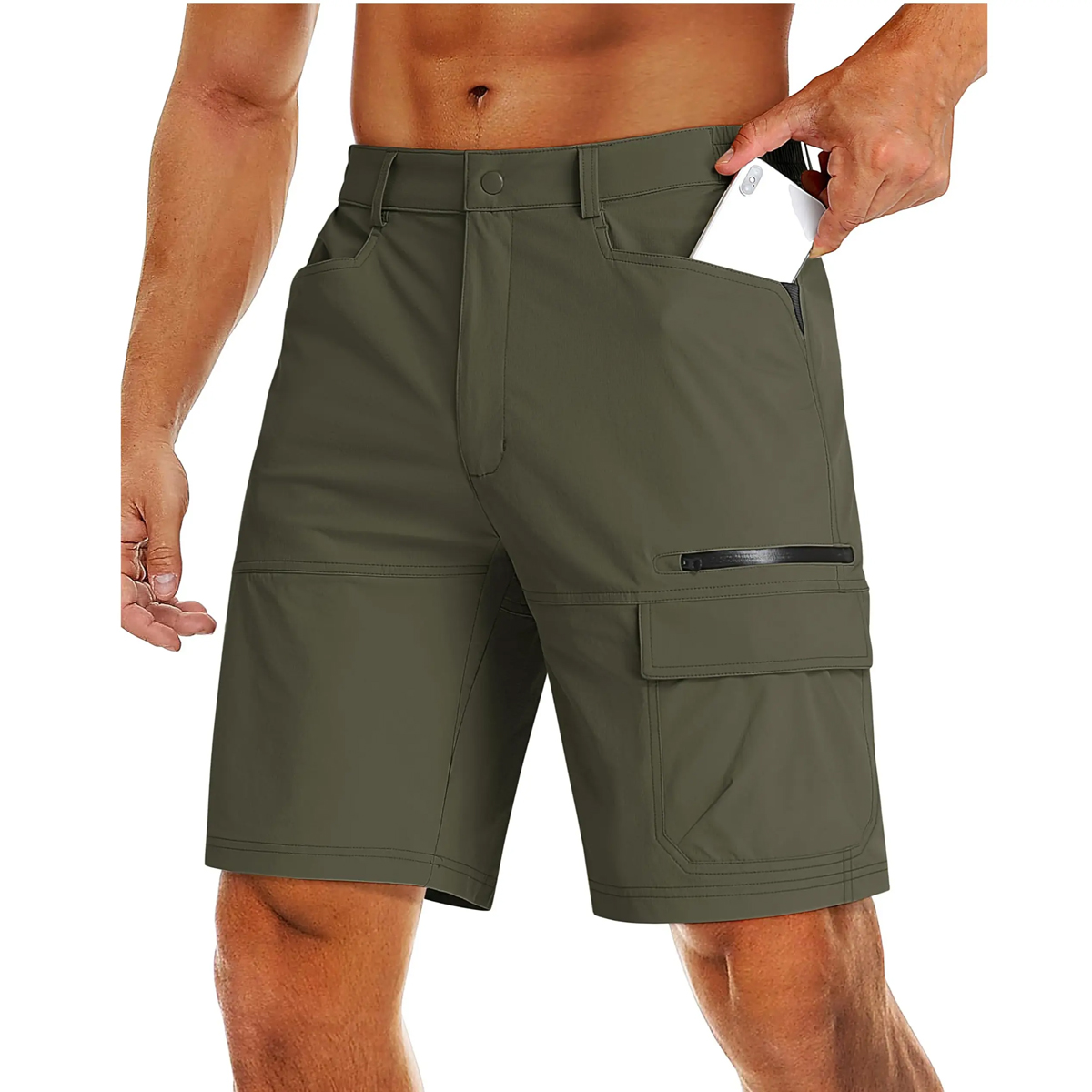 Men’s Quick-Dry Hiking Cargo Shorts
