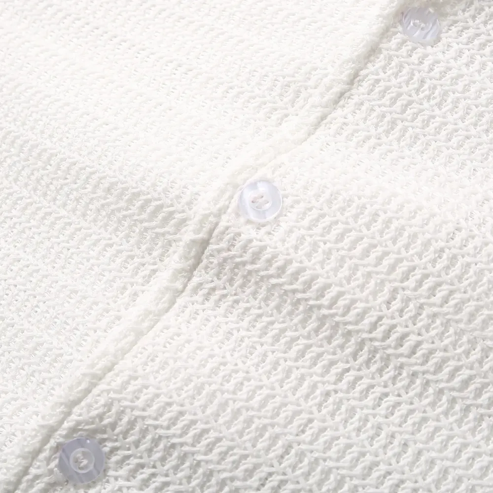 Men's solid color summer vacation suit, regular style