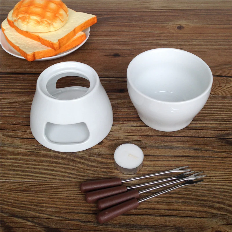 Kitchen Appliances: Small Porcelain Fondue Pot