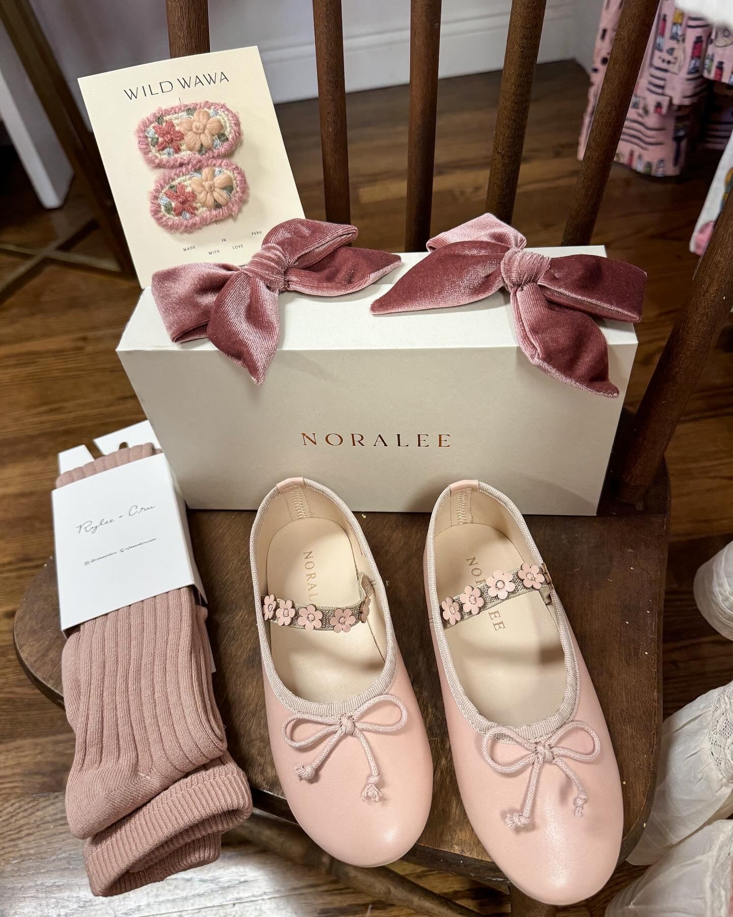 ballet flats || rose