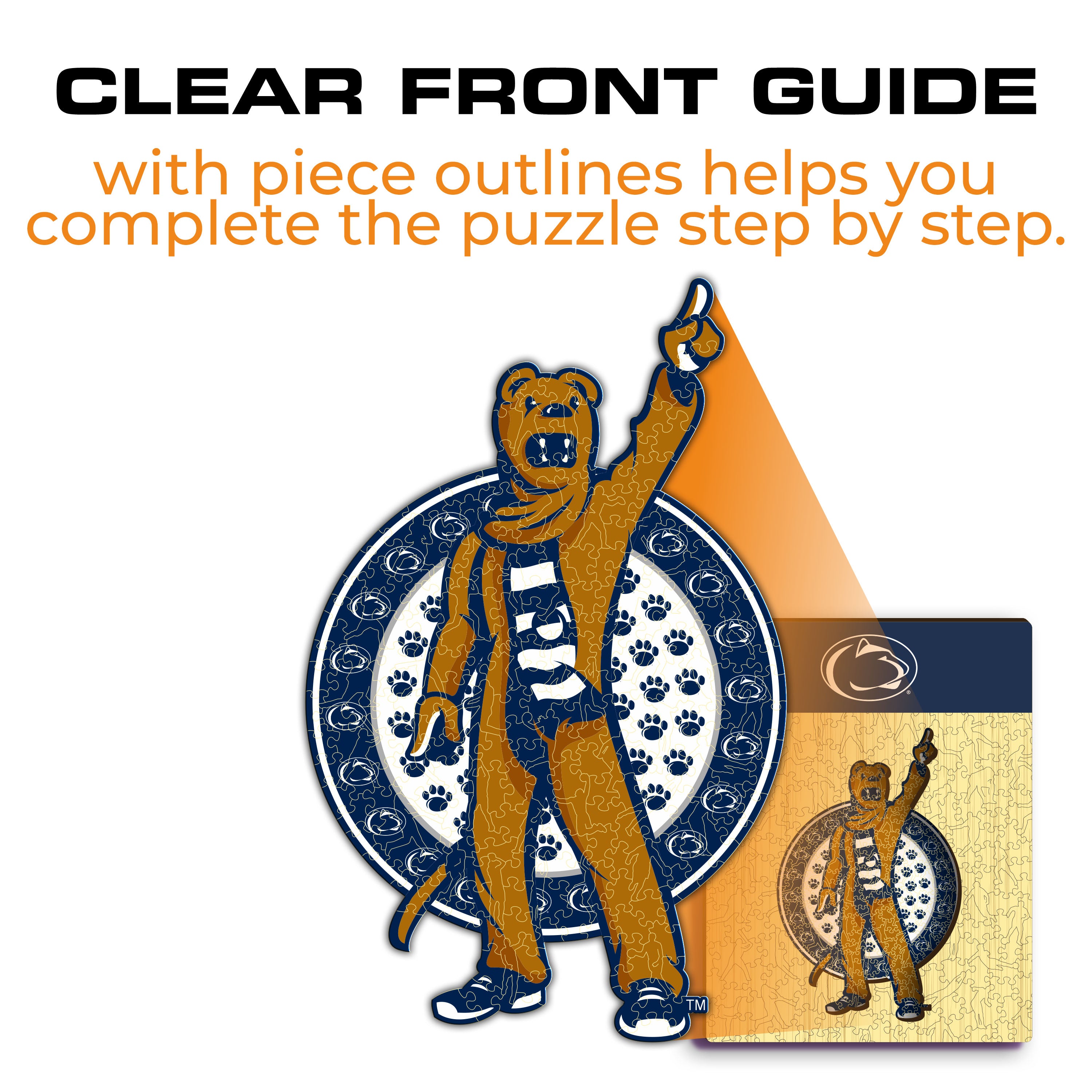 Penn State University Mascot - Wooden Puzzle