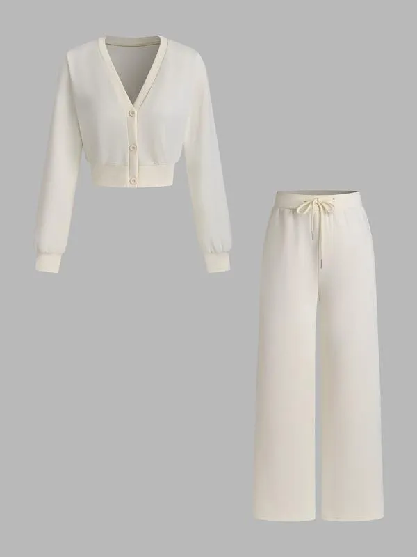 Women's Long Sleeve Jacket & Pants Set