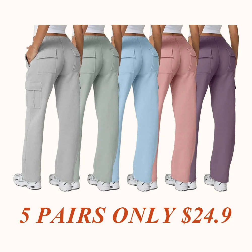 Women's Casual Solid-Color Pants