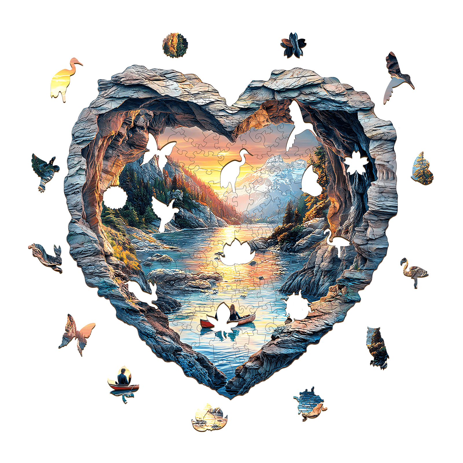 3D Lake Louise Wooden Jigsaw Puzzle