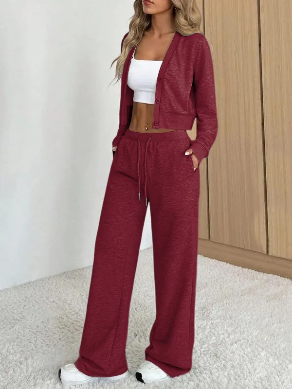 Women's Long Sleeve Jacket & Pants Set
