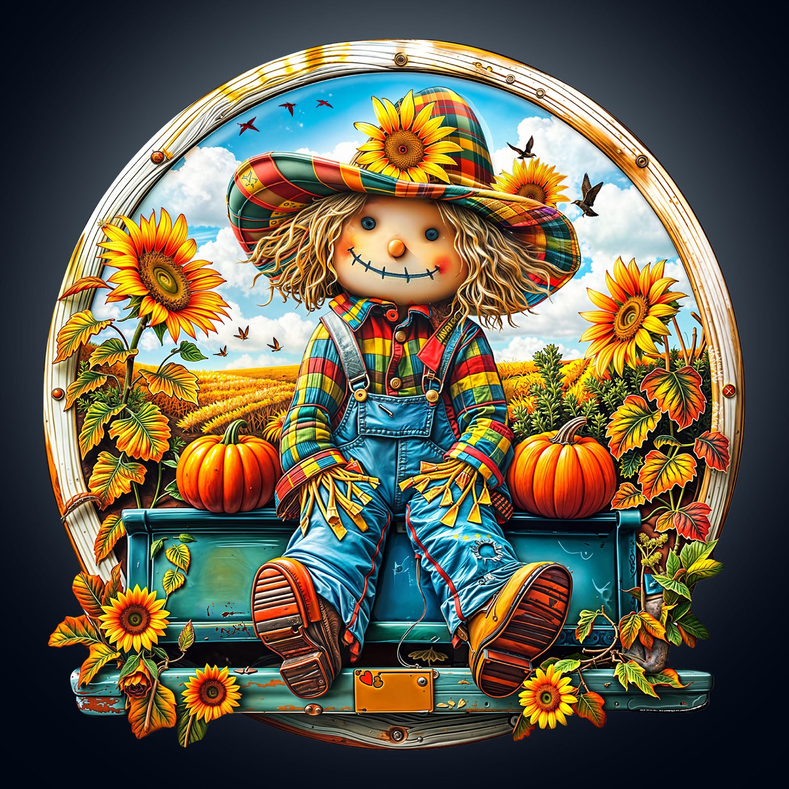 Sunflower Patch Pal Wooden Jigsaw Puzzle